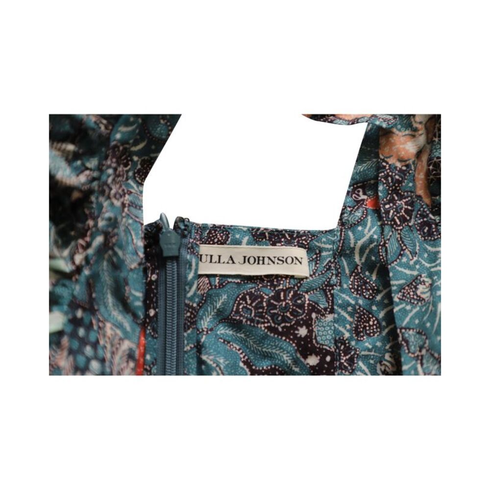 Pre Loved Ulla Johnson Kemala Floral Print Midi Dress in Multicolor Cotton Women - Picture 7 of 8